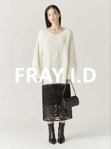 FRAY I.D 플라워 모티브 2way 시어 스커트