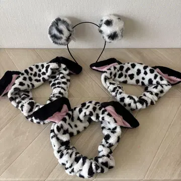 디즈니 101마리 강아지 헤어밴드, 머리띠, 4개 세트