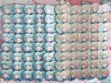 텐쇼이 에이치 히비키 와타루 캔뱃지 묶음 판매 토루파카 80점