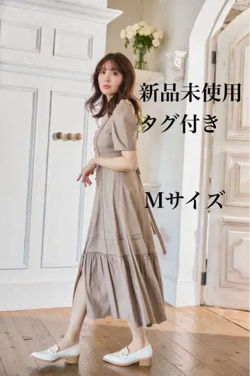 새상품 하립투 Time After Time Scalloped Dress