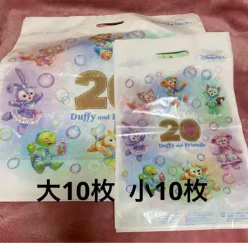 디즈니씨 한정판 더피 프렌즈 컬러풀 해피니스 20주년 기념품 가방