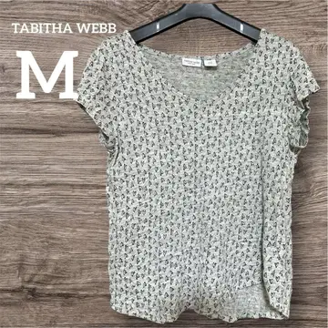 TABITHA WEBB 하트 무늬 반팔 상의 M 티셔츠 셔츠 하트 무늬