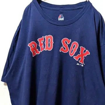 마제스틱 MLB 레드 삭스 50 베츠 티셔츠 네이비 컬러 XL 구제 의류