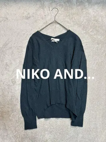 a136 NIKO AND 니트 스웨터 YARN FROM ITALY