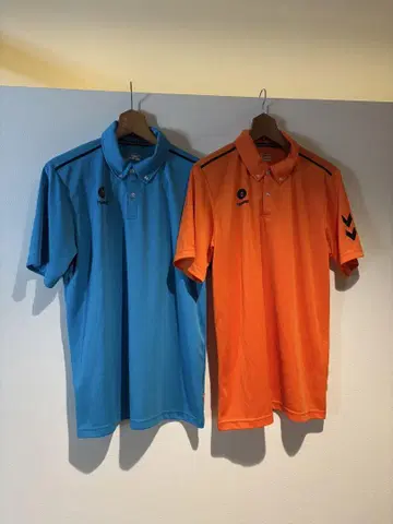 2장 세트 hummel 반팔 폴로 셔츠 O 골프웨어 XL LL 새상품급