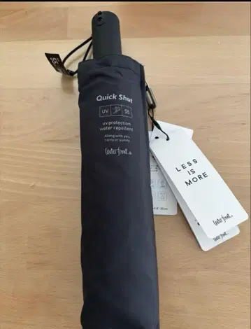 퀵 셧 자동 개폐 우산 블랙