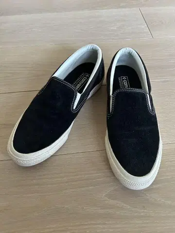 CONVERSE 스웨이드 블랙 슬립온