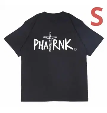 PHATRNK 블랙 티셔츠 S 사이즈 (받은 물건)