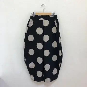 하자품 택 포함 안티카 도트 서커스 팬츠 배럴 레그 이지 팬츠