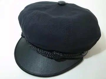 USA제 뉴욕 햇 Cotton Brando 모터 사이클 블랙 M 새상품