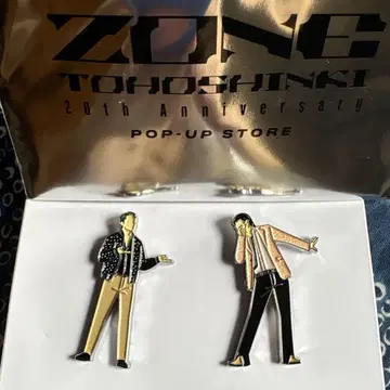 동방신기 ZONE 니코이치 핀 배지