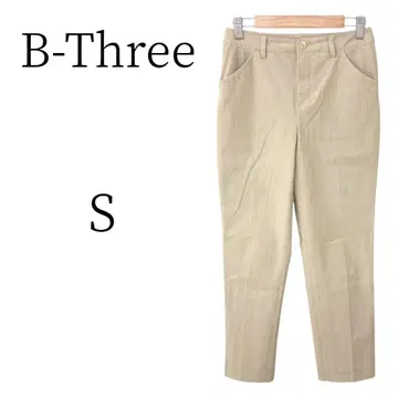 B-Three 베이지 슬랙스 S