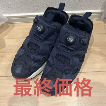 리복 인스타 펌프 네이비 스니커즈