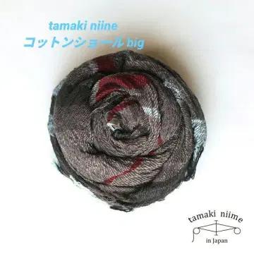 타마키 니이메 타마키 신메 루츠 숄 면 소재 대형