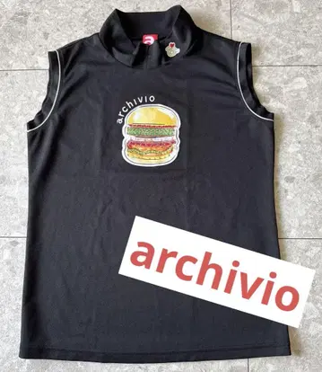 archivio 모크넥 햄버거 블랙 셔츠 사이즈 36