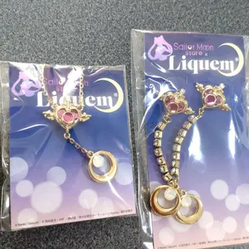 Sailor Moon x Liquem 액세서리 세트 귀걸이 목걸이