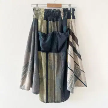 tamaki niime 쵸탄 스커트 네이비 계열