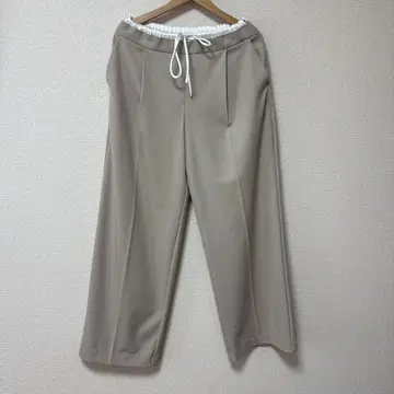 자라 베이지 와이드 팬츠