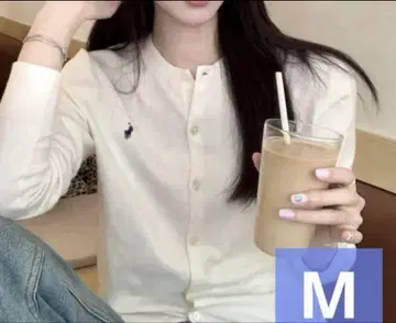 폴로 랄프 로렌 긴팔 가디건 아이보리 화이트