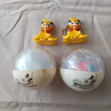 디즈니랜드 한정 가챠 캡슐 포함 덤보 2개, 심바 2개 세트