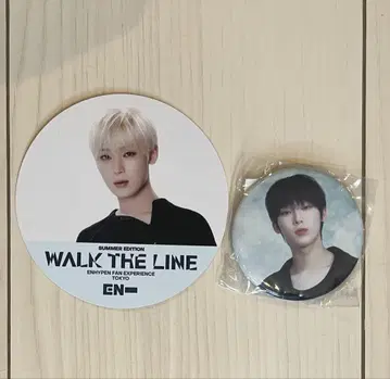 ENHYPEN WALK THE LINE 캡슐 토이 코스터 선우