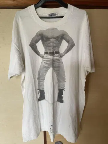 빈티지 1992 DG NYC 보디 빌더 티셔츠 XL