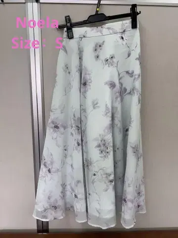 Noela 라인 플라워 타이다이 스커트 S