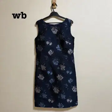 새상품급 wb 더블비 플라워 자카드 원피스 MOGA