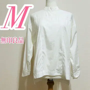 무인양품 M-L 화이트 셔츠  깔끔한 코디  오피스 캐주얼  심플