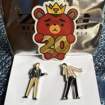 동방신기 ZONE 니코이치 핀 배지 씰 포함