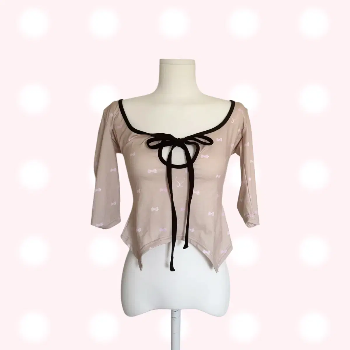 【threetimes】Hazy top black THREETIMES | 쓰리타임즈 Threetimes hazy top Haji top (Black