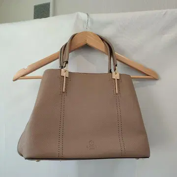 베이지 핸드백 3 컴파트먼트