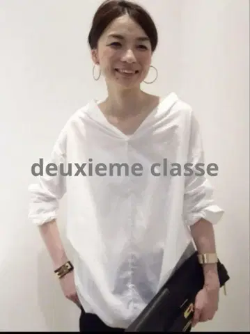 deuxieme classe 두지엠 클라세 긴팔 셔츠 화이트