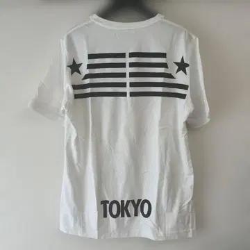 컨버스 TOKYO 프린트 티셔츠 화이트 일본제 사이즈 3