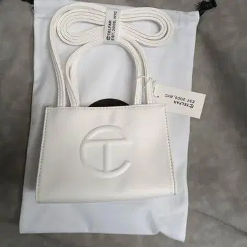 TELFAR 스몰 쇼핑백 (화이트)