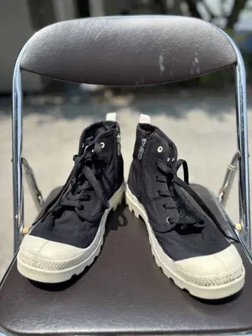 PALLADIUM 하이컷 스니커즈 26.5cm 빈티지풍 발수