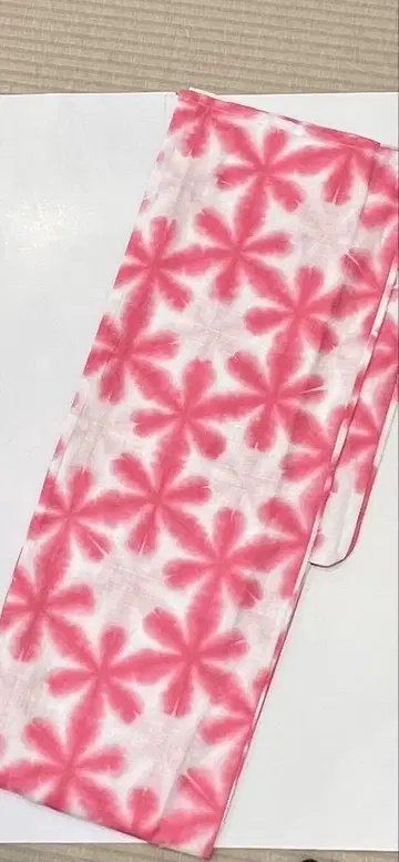 면 린넨 유카타 유키하나 시보레