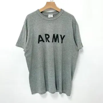 90s 미 육군 U.S.ARMY 그레이 빈티지 PFU 티셔츠 XL