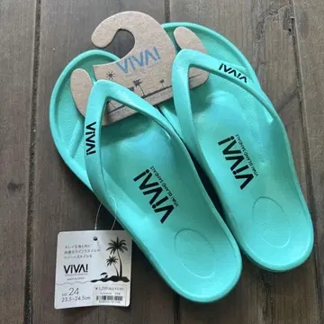 VIVA! 비바 아일랜드 비치 샌들 24cm 일본제 터콰이즈