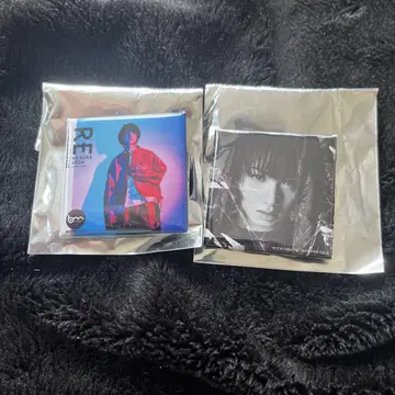 우에다 케이스케 캔뱃지 CD 자켓 디자인 리리이베 랜덤