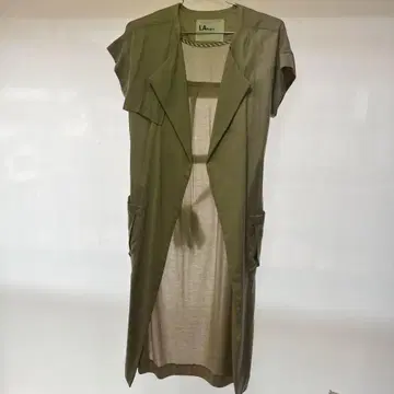 LA Allegro 베이지 롱 트렌치