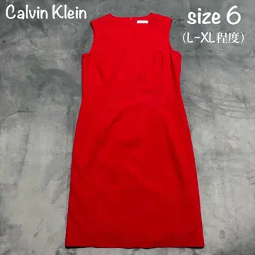 캘빈클라인 빨간색 타이트 원피스 size 6