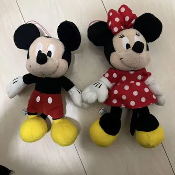 미키와 미니 봉제 인형 세트