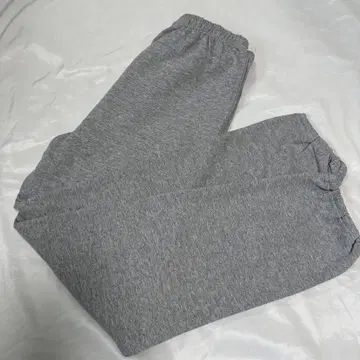 80년대 스타일 XL 길단 스웨트 팬츠 헤더 그레이 와이드