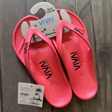 VIVA! 비바 아일랜드 비치 샌들 빨간색 토마토 24cm 일본제