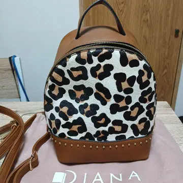 고품질 DIANA 레오파드 무늬 백팩