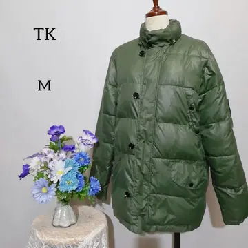 샵 TK 최고급 새상품급 다운 자켓 그린 계열 색상 M 사이즈!