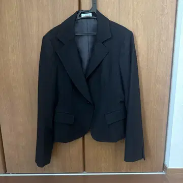 초미 안레쿠레 블랙 자켓 싱글 버튼
