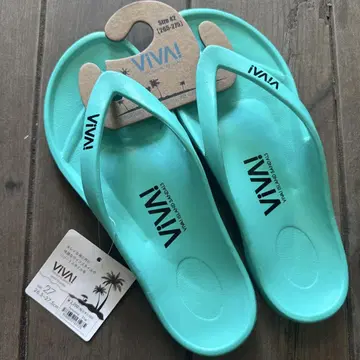 VIVA! 비바 아일랜드 비치 샌들 27cm 터콰이즈 일본제