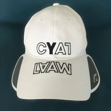 새상품급! 캘러웨이 화이트 캡 CYAT MAW 사이드 바이저 포함